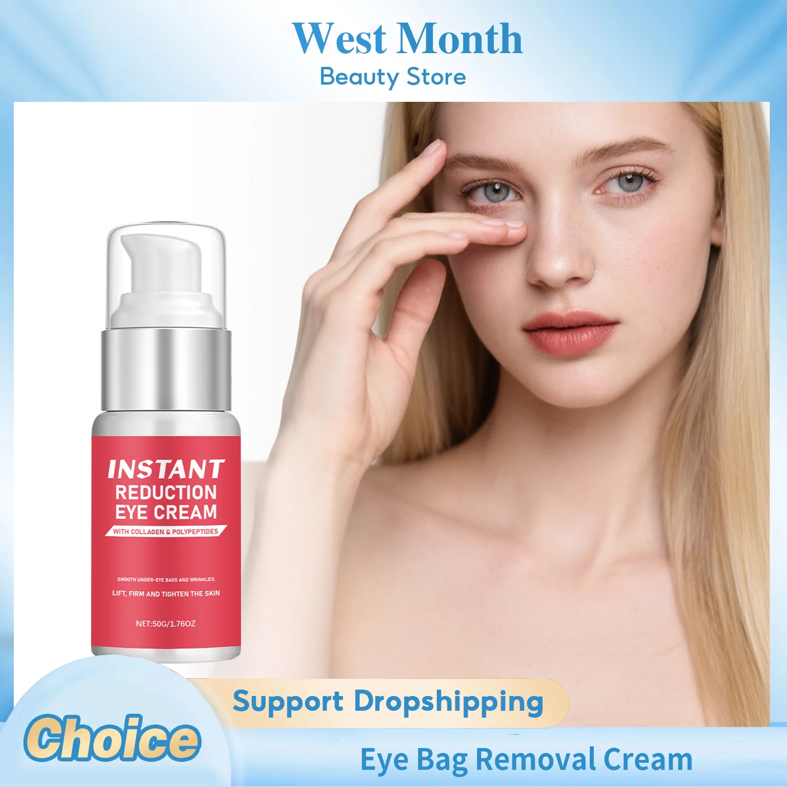 

Eye Bag Removal Cream Nourishing Reduce Dark Circles Fade Fine Lines Firming Lifting Smoothing Repairing Wrinkle Eye Care Cream