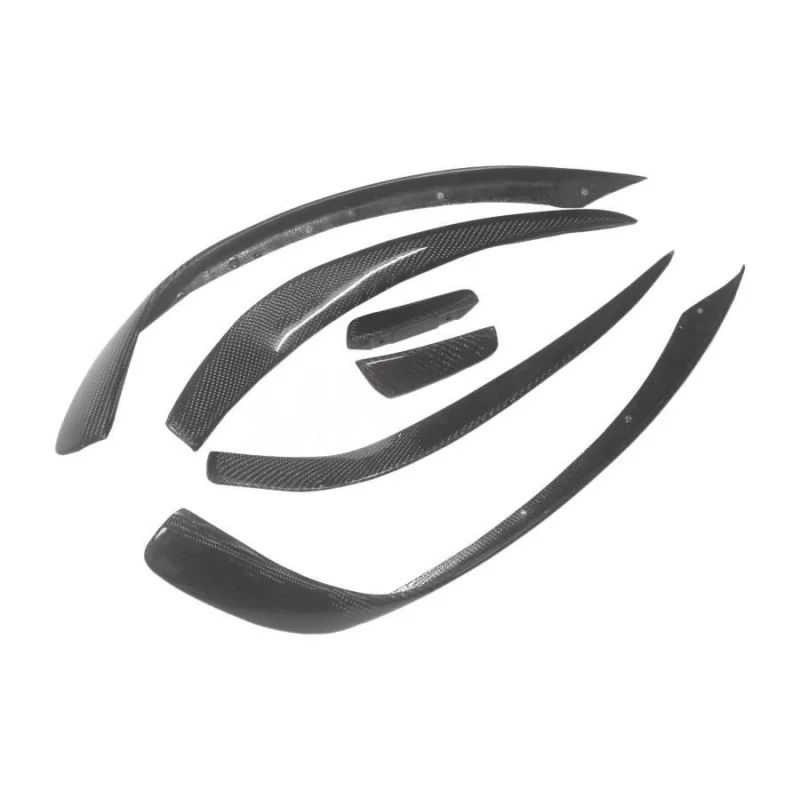 

Applicable to Mercedes-Benz ALevel W176 A200 A260 Modified Carbon Fiber Front Bumper Air Deflector Front Air Deflector