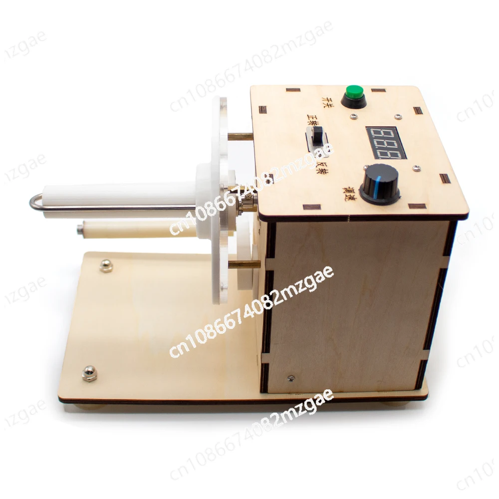 With Power Adapter Mini Automatic Label Rewinder Barcode Sticker Label Printing Adjustable Speed Two-Way Rewinding Machine