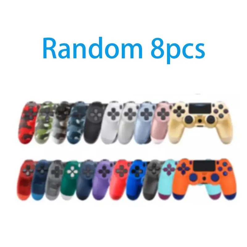 Top 8PCS Gamepad For PS4 Controller Bluetooth-compatible Wireless Vibration Joysticks Wireless For PS4 Game Console Pad