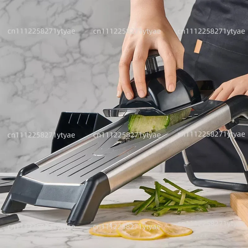 Vegetable Stainless Steel Mandoline For Potato, Carrot & Cucumber - Julienne