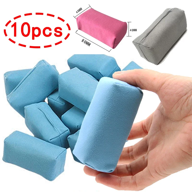 

10 шт., аппликатор из микрофибры, универсальный керамический аппликатор из микрофибры, замши, губчатые подушечки, инструменты для детализации автомобиля
