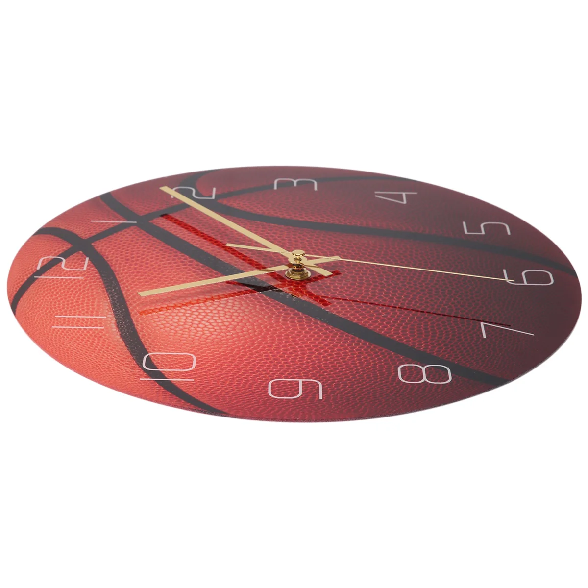 

A59T Basketball Acrylic Silent Wall Clock Bedroom Living Room Alarm Clock Birthday Christmas Gifts Present for Room Decor
