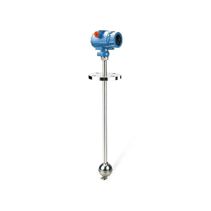 4-20mA straight rod insert reed tube maglev water level gauge corrosion-resistant float ball level transmitter