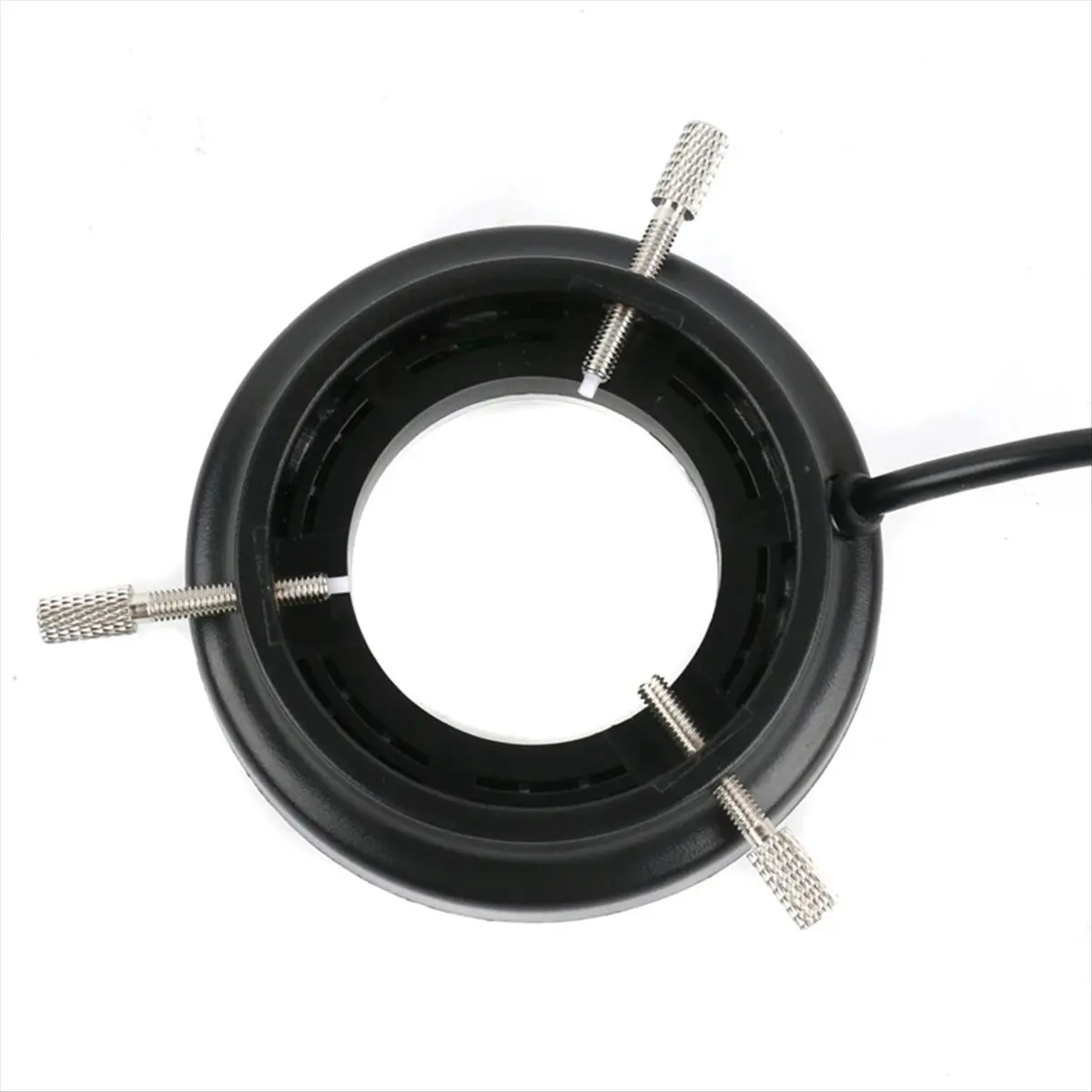 64 LED Ring Light Lamp for Stereo Microscope Video Camera Light Source Four-Zone Four-Wheel Drive Ring Light US Plug