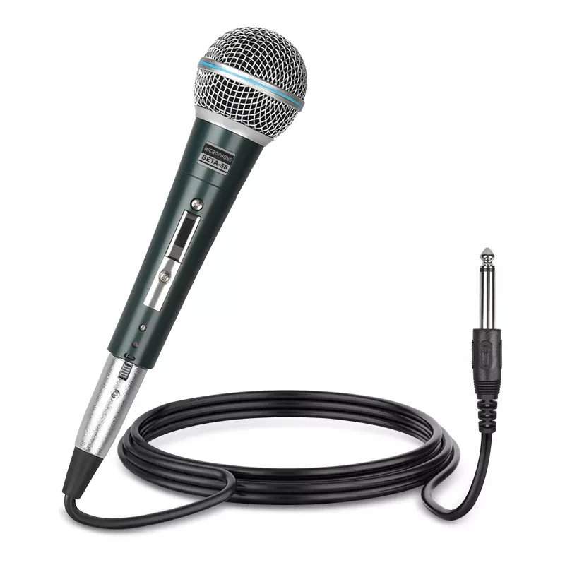 Supercardioid Dynamic Microphone hy-58 For Stage Singing Professional Wired Microphone for Karaoke BBOX Recording Vocal Audio