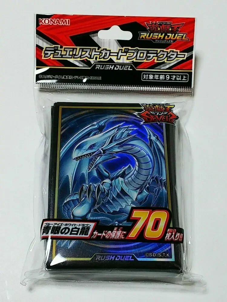 

YuGiOh Konami Rush дуэль 70 шт. синие глаза белые рукава дракона герметичные японские