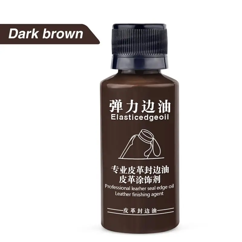 30ml matte elastische Kanten versiegelung Öl Leder farbe DIY Leder kanten farbe Lederwaren Renovierung Trimm kanten versiegelung pigment