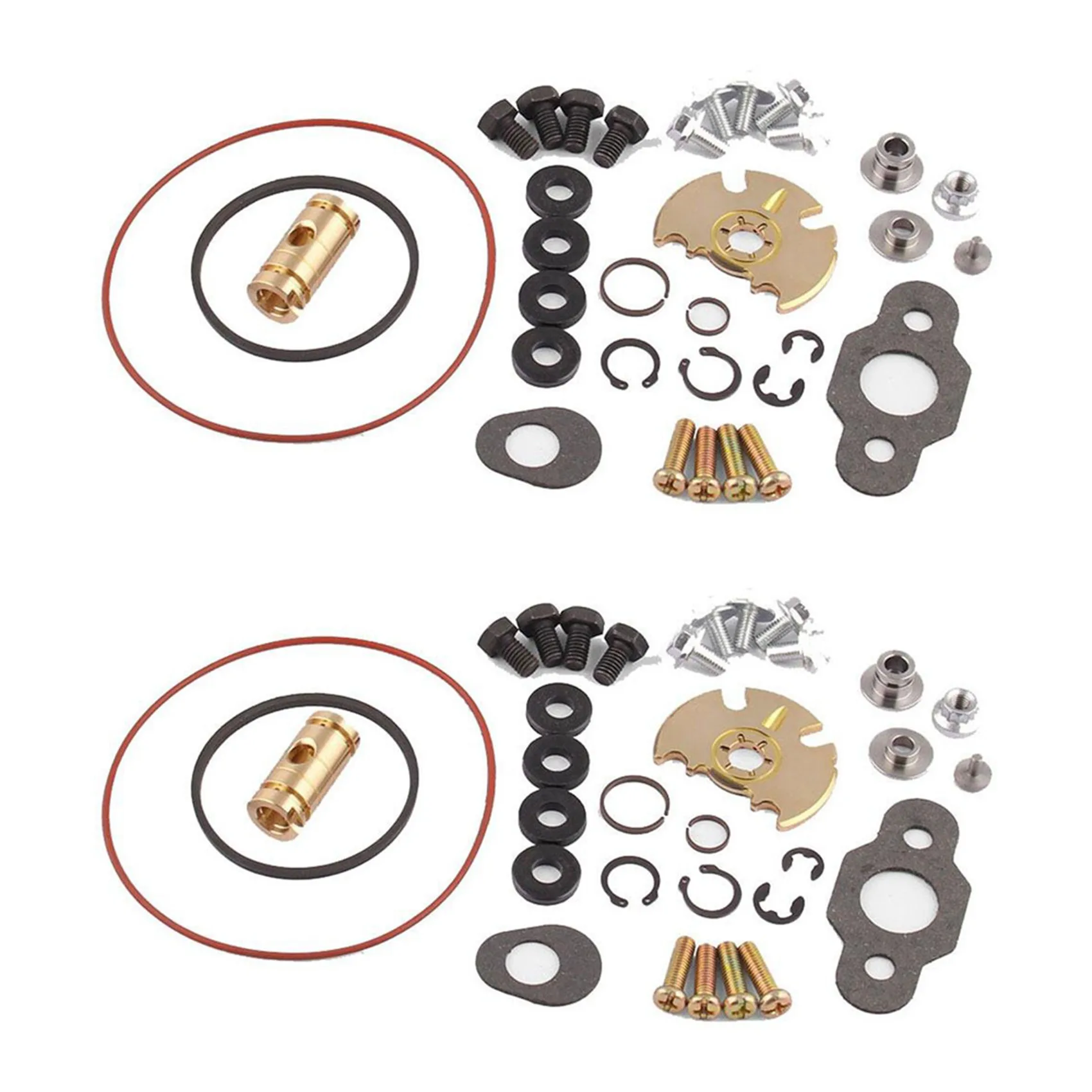 Powerful 2X Turbocharger Turbo Rebuild Repair Service Kit For GARRETT GT1549 GT1749 GT1752 GT1849 GT1852 GT2052 GT2056 GT2256