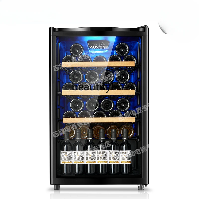 116 L Electronic Constant Temperature Wine Cabinet Home Use and Commercial Use Display Ice Bar Refrigerated Small