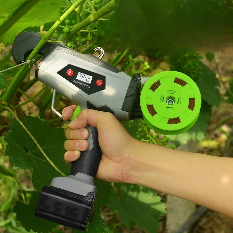 L16.8V Electric Tying Binding Garden Tools Garter Plants Branch Machine Grape Vine Fully Automatic Knotter