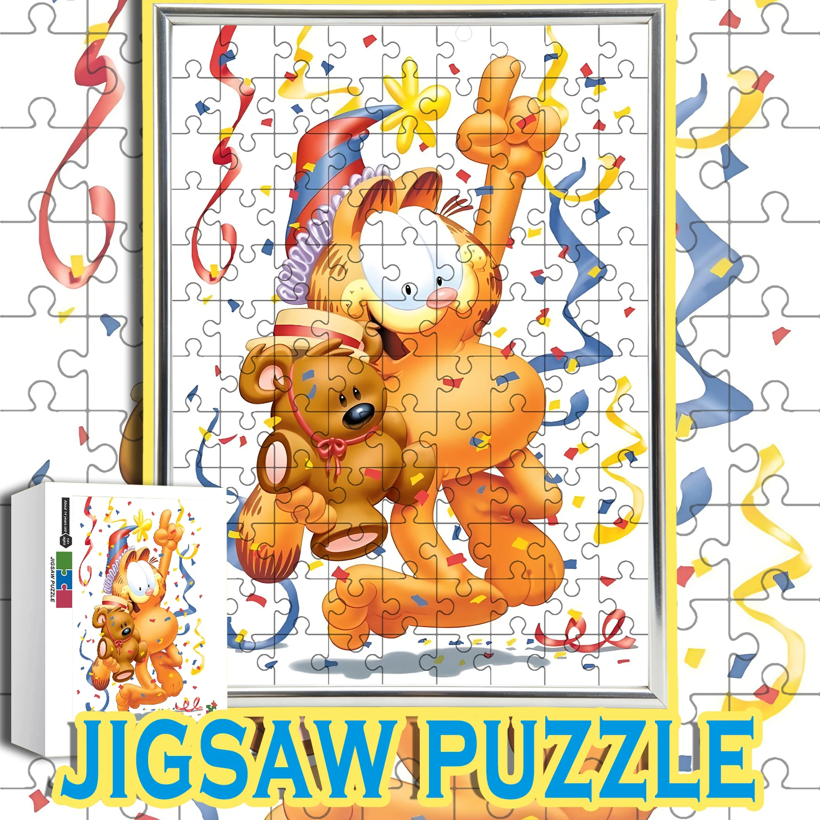 

Happy Celebration Garfield & Pooky Scene Jigsaw Puzzle 108/200/300/500/1000pcs