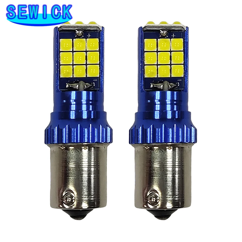 

20 шт. Canbus 12 В, белая фотолампа 1156 BA15S 24SMD, автомобильная лампа, задняя фотолампа 6000K