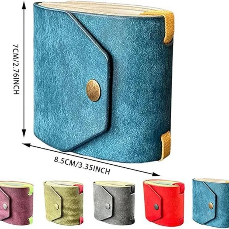Neue Modische Multifunktionale Leder-Geldbörse Organizer-Tasche Schnellzugriff-Geldhalter Kompakte Schlanke Taschenhalterung Bargeld-Geldbörse