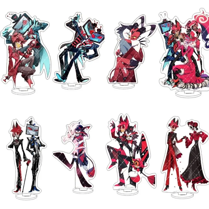 

Anime Hazbin Hotel Vox Husk Alastor Desktop Acrylic Stand Decor Fans Gift Original Acrylic Handmade Cartoon Gift Birthday GIft