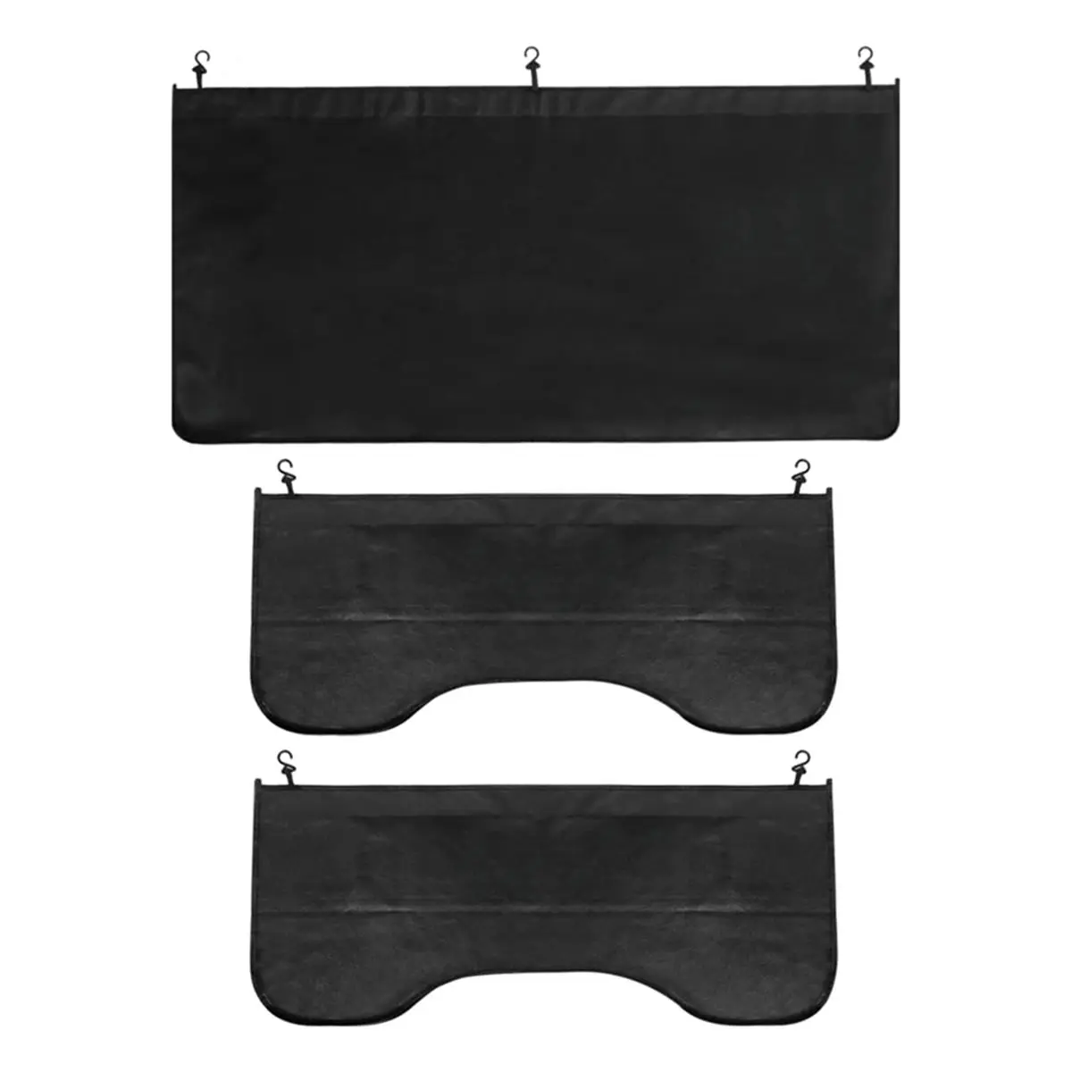 REST  Covers for Mechanics, 3 Pcs PU Protector Mats with Magnets & Hooks for Mechanics Sedans Trucks and SUVs