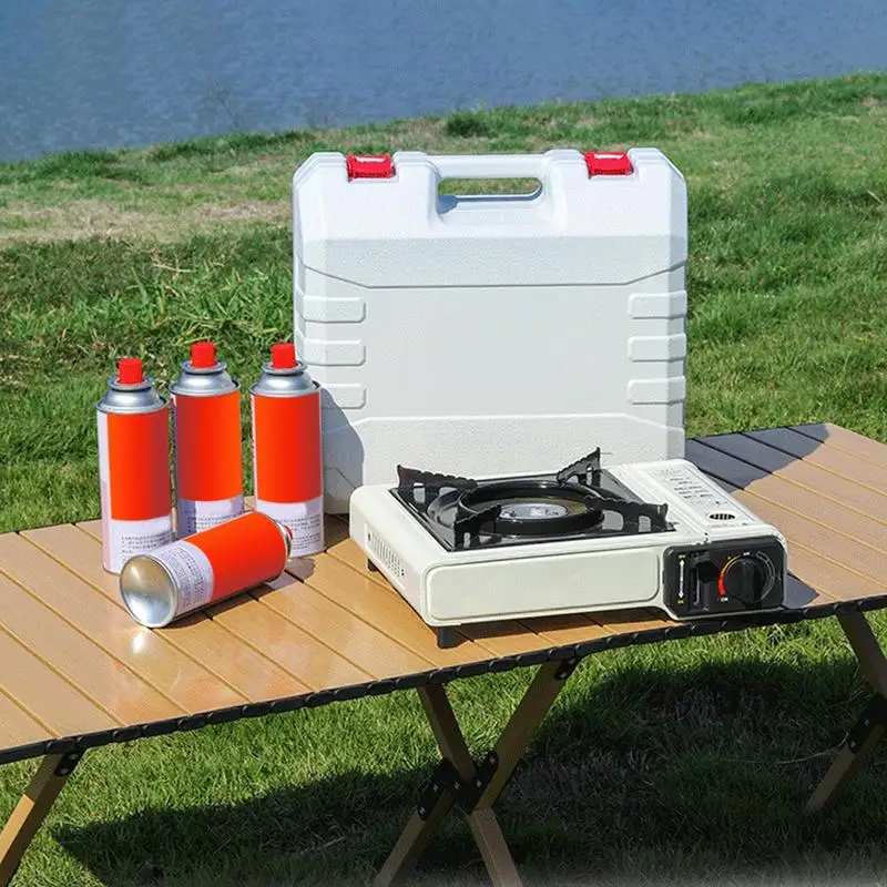 

Portable Stove For Camping Burner Camp Stove Outdoor Single Heater With Anti-Slip Design And Even Heat Distribution For Survival