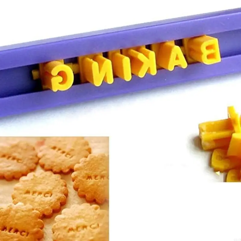 Biscuit Letter Stamp Cookie Stamp Cake Decoration Embosser Cutter Fondant DIY