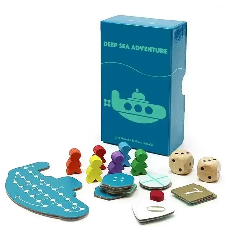 1 tarjeta de juego de reunión familiar "Deep Sea Adventure", juego de cartas divertido, juegos de mesa de fiesta