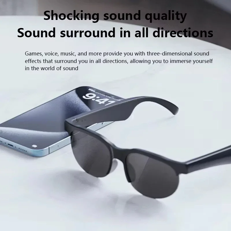 Okulary inteligentne Lenovo 8K 2027 Nowe AI Tłumaczenie Bluetooth Rozmowy Nagrywanie Rozmów Odsłuch Muzyki Męskie Damskie Inteligentne Okulary Przeciwsłoneczne — zdjęcie produktu 4