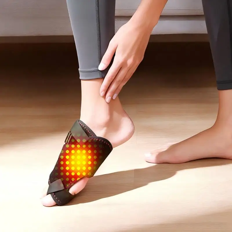 

Carbon Fiber Portable Red Light Electric Heating Foot Massager - Vibration Massage Relieves Foot Numbness Stiffness and Pain