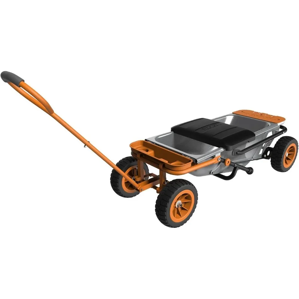 Wheelbarrow Wagon Kit Flat free tires never need inflating Features an innovative tool tray