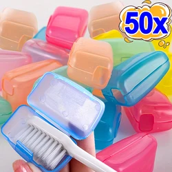 Portable Toothbrush Covers with Cap Travel-Sized Protective Anti-Dust Cases Batnroom Travel-Sized Protective Anti-Dust Cases