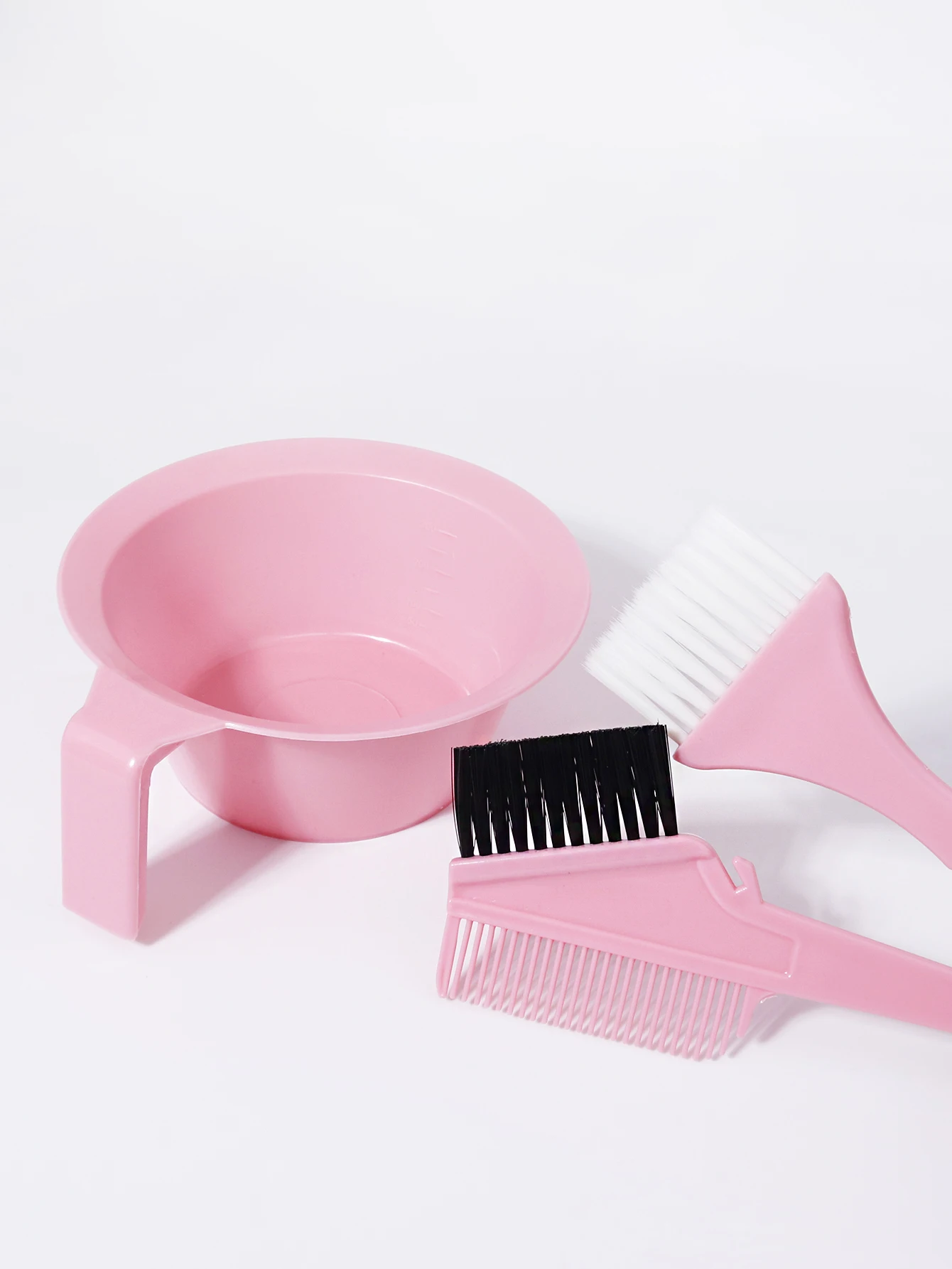 مجموعة صبغ الشعر مكونة من 3 قطع، فرشاة صبغ الشعر الاحترافية، وعاء صبغ الشعر، مناسب لصالونات الشعر، خاص للشعر المستعار الحقيقي