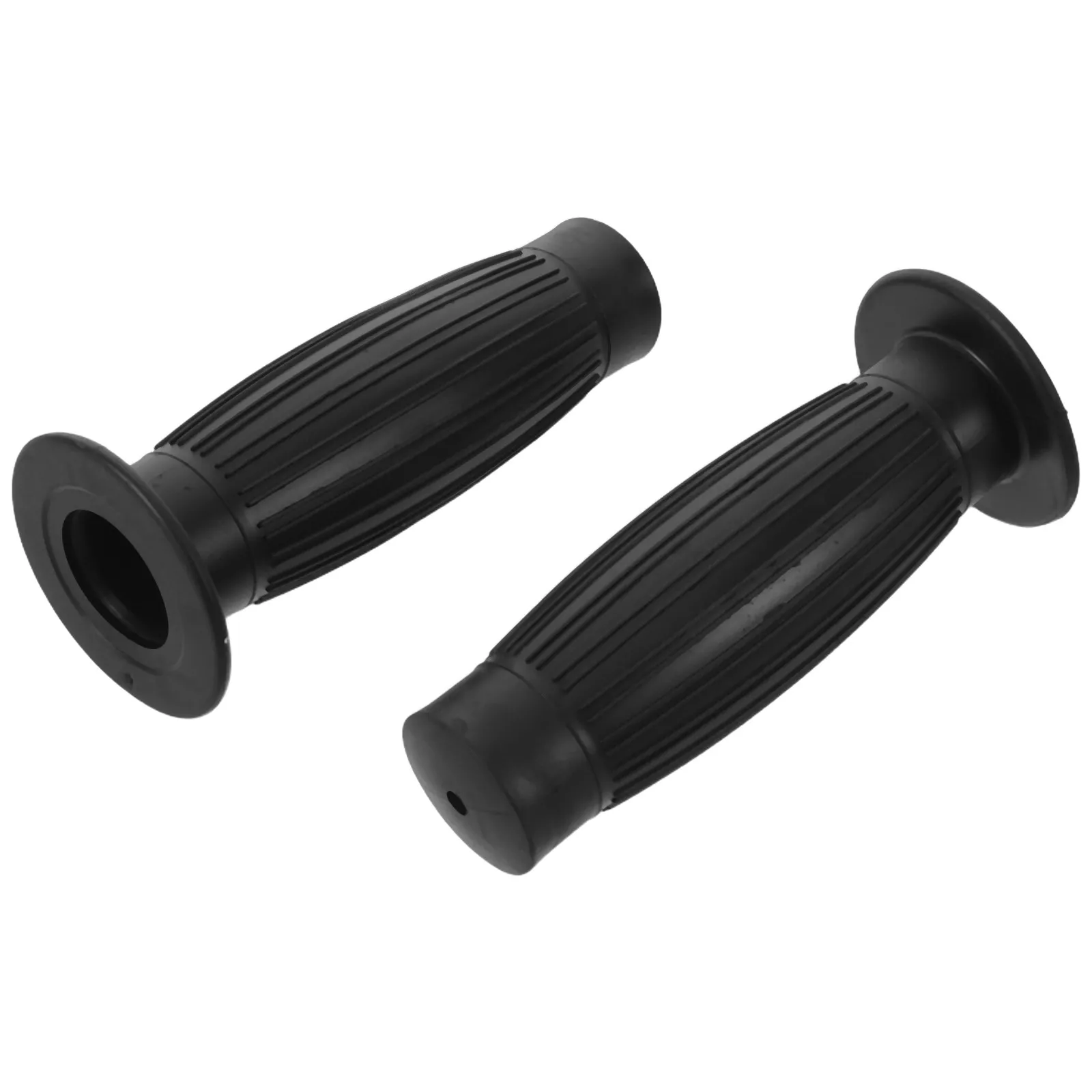 

1Pair Vintage Motorcycle Throttle Handle Grips Cover Classic Non-Slip Rubber Handlebar Replacement Grip Covers for Retro