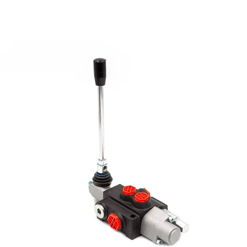 1 Joystick Control 2 Spool Multidirectional Valve P40 P80 P120 Hydraulic Control Hand Valve for Tractor Loader 250 Bar