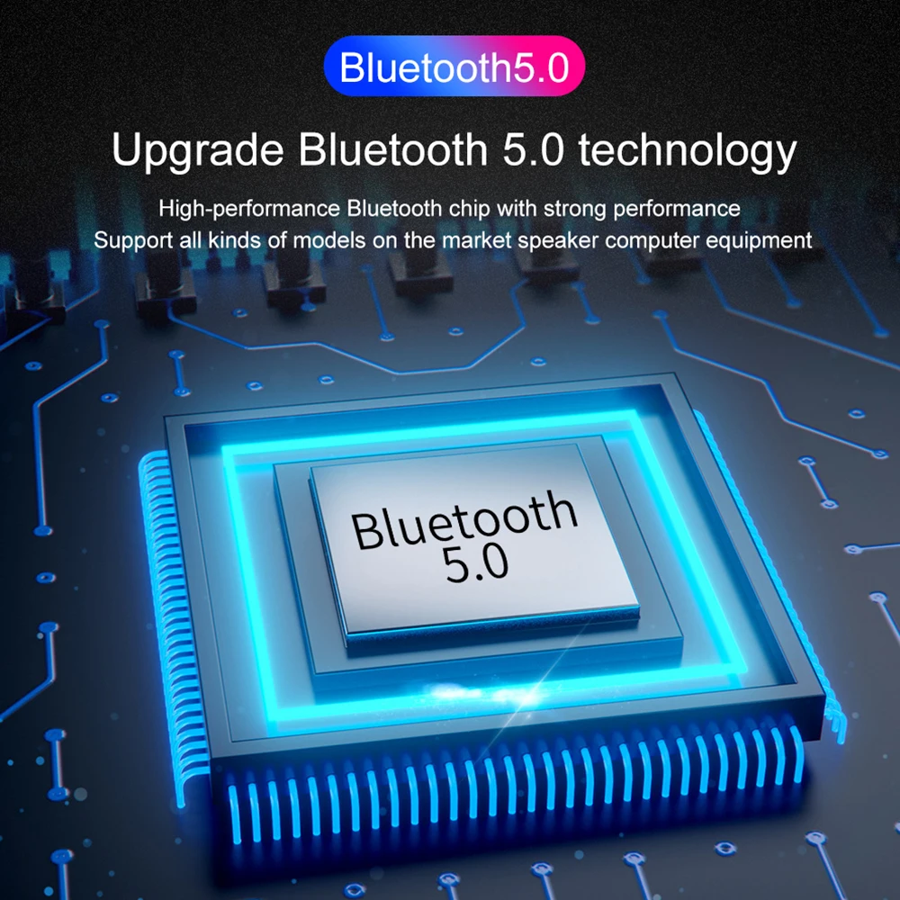 KEBIDUMEI Odbiornik Bluetooth 5.0 z NFC, gniazdem 3.5mm, 2RCA, USB, adapter audio HiFi stereo do PC, samochodu, głośników, wzmacniacza — zdjęcie produktu 5