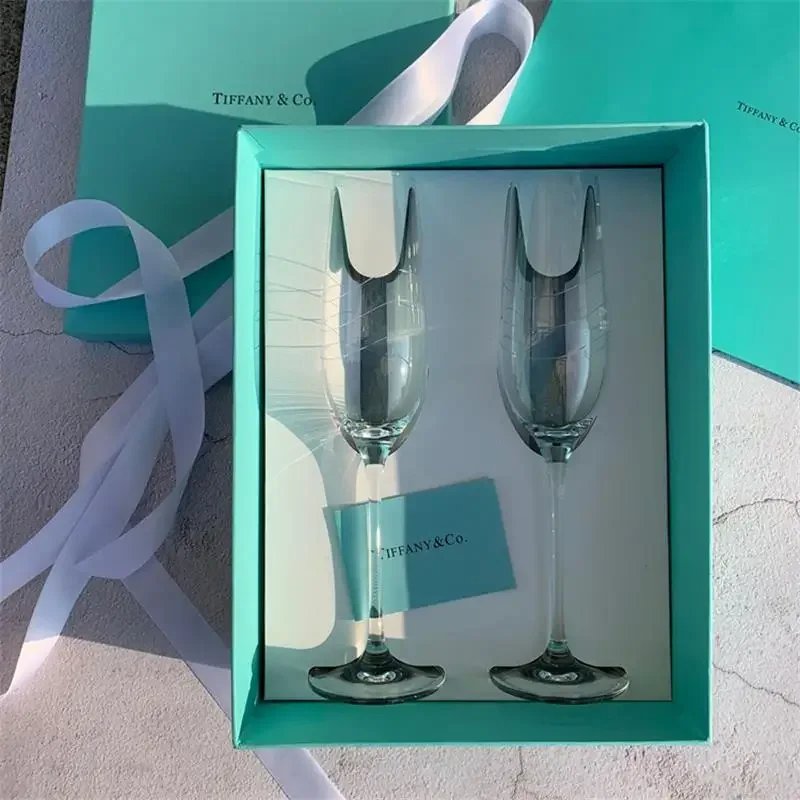 Champagne Cup To Cup Wedding Gift Engagement Hand Gift Birthday Red Wine Cup Gift Set Cocktail Glass  Cocktail Glass