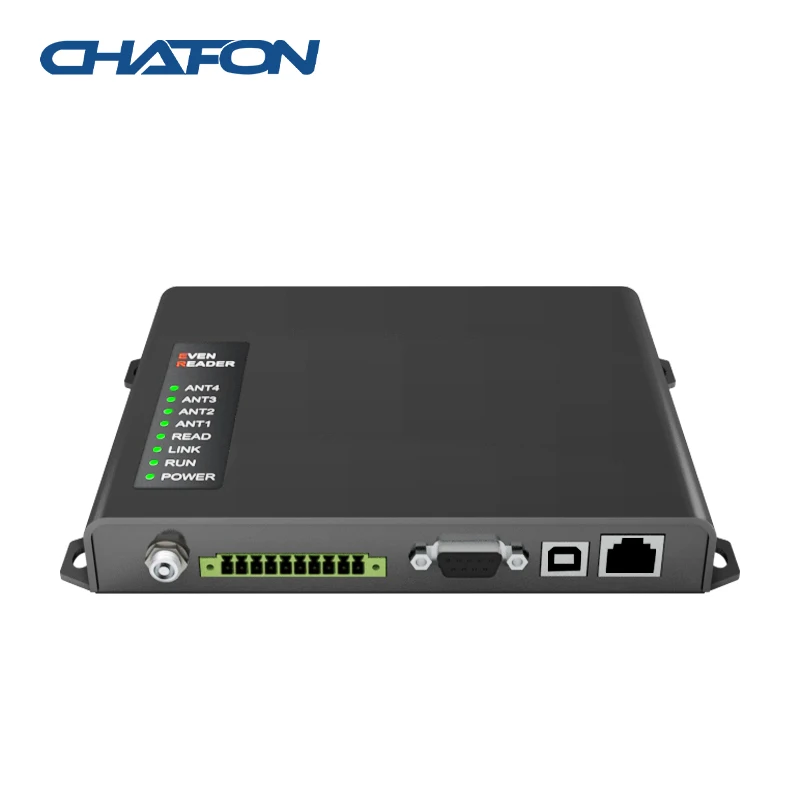 CHAFON CF810 15M Long range entfernung fest uhf rfid reader mit 4 antenne ports für lager management kostenloser SDK