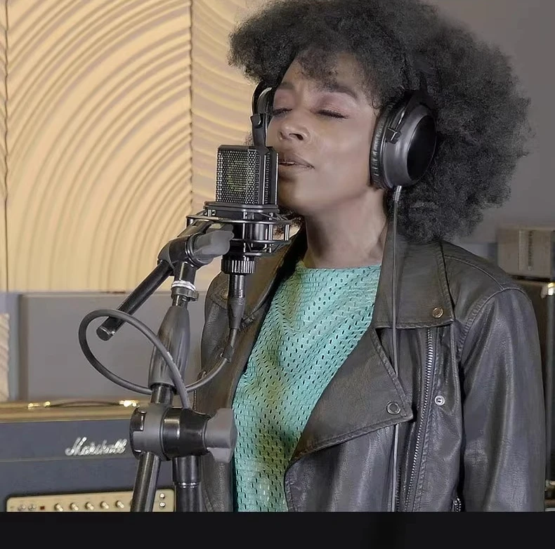 Condenser microphone for live singing recording