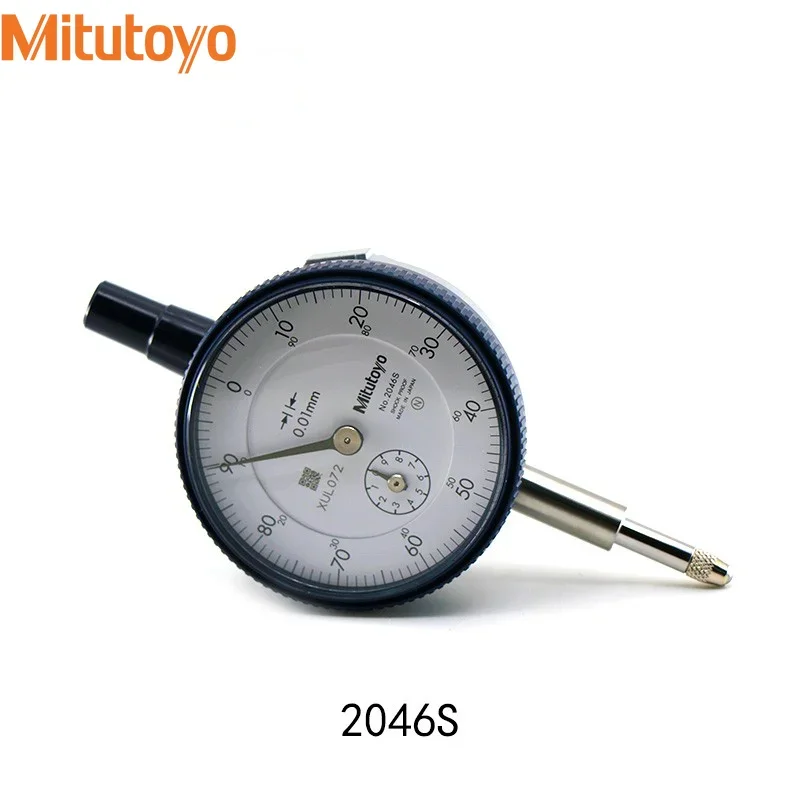 Mitutoyo nr: 2046S 0-10mm miernik wskaźnika zegarowego precyzyjna rozdzielczość 0,01mm wskaźnik Mesure zapewnienie jakości narzędzie pomiarowe