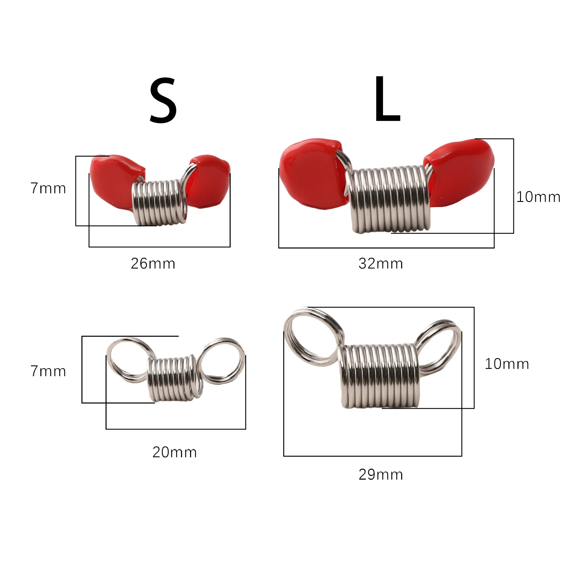 Practical Beading Accessories: Spring Bead Stoppers, Glue Sleeves, Anti‑Drop DIY Jewelry Thread Spring Clips
