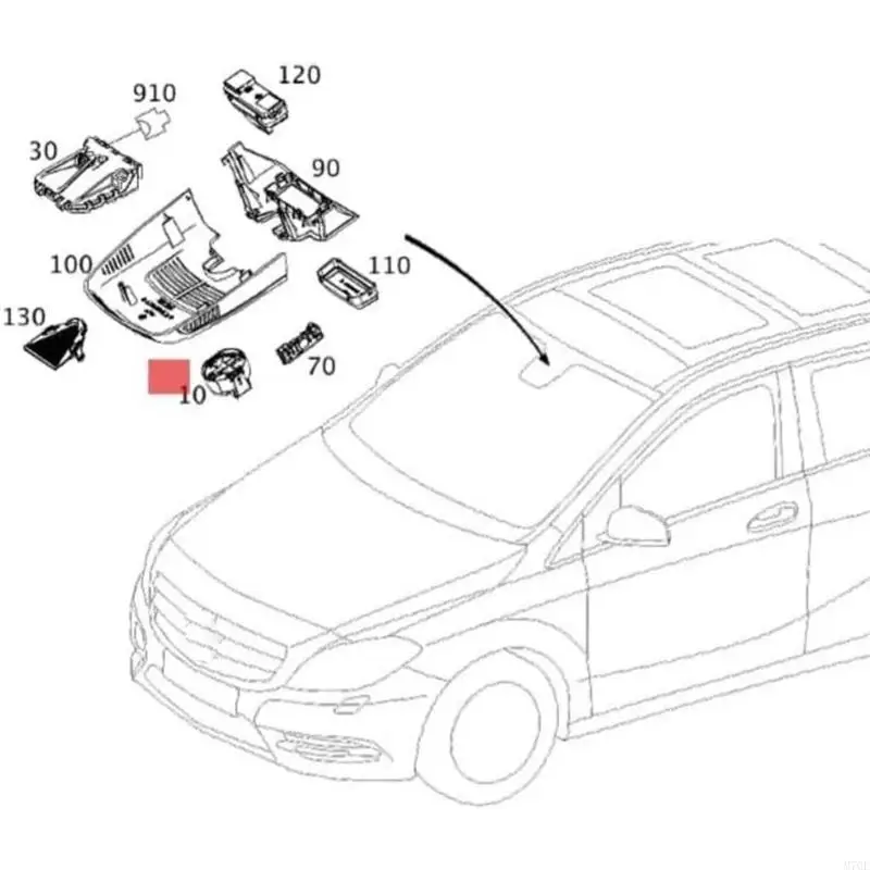 M76E Innenwindschutzscheibensensor 2469017000 für GLA200 GLA220 GLA250 Signaleingang Täglich verwenden – Detail 6