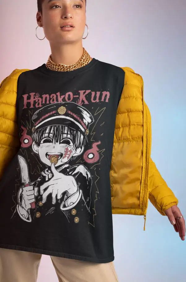 قميص Hanako Kun Yashiro Nene Manga قميص المرحاض ملزمة Hanako Kun قميص أنيمي قميص Hanako قميص Tbhk