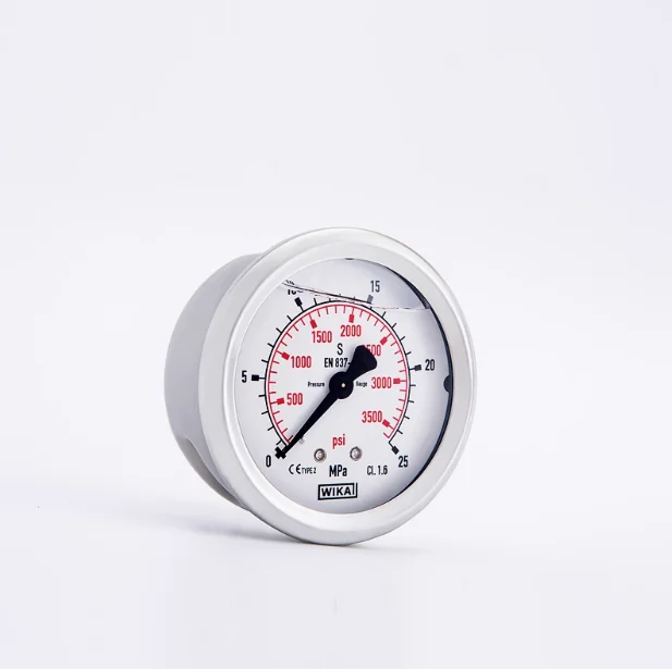 Original WIKA pressure gauge shock resistance 213.53.063 dial diameter 63MM axial mount G1/4B