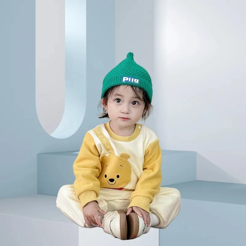 

Милый комбинезон с мультяшным рисунком для новорожденных мальчиков, цельный комбинезон с длинными рукавами для сна, костюм для малышей, хлопковые боди для младенцев