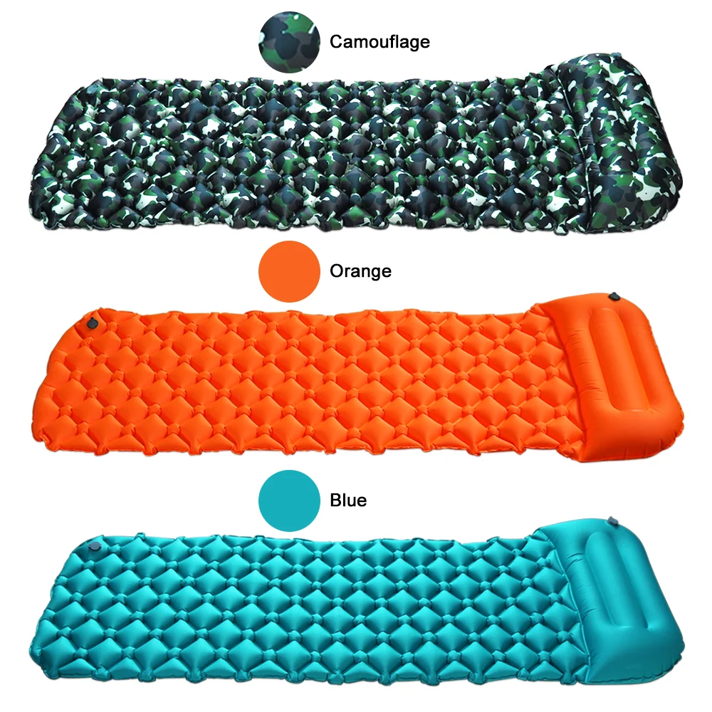 

Custom Mattress Ultralight Mat Portable TPU Inflatable Air Self Inflating Camping Sleeping Pad