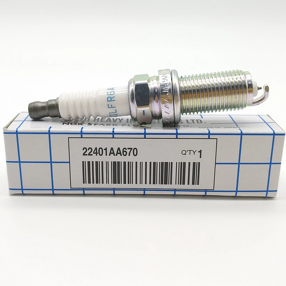 22401-AA670 Iridium Spark Plug for Subaru Forester Impreza Legacy Tribeca Outback WRX Tribeca 2.5L 3.6L 22401AA670 SILFR6A 7913