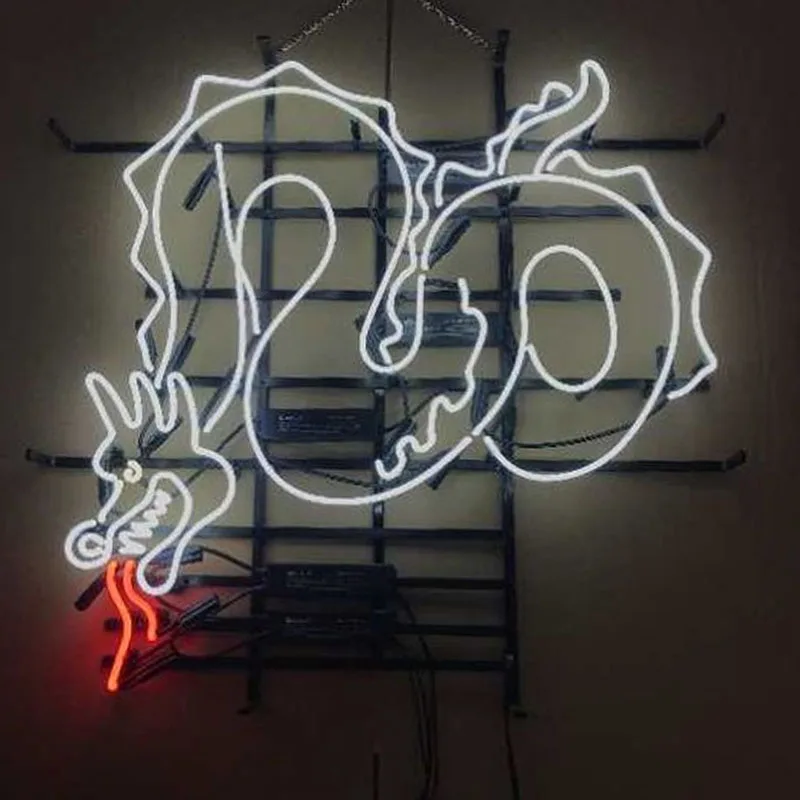 

Neon light Signs Dragon of Fire Breathing Chinese Culture Neon Bulbs sign Lamp Handcraft Restaurant Display neon Letrero Neons