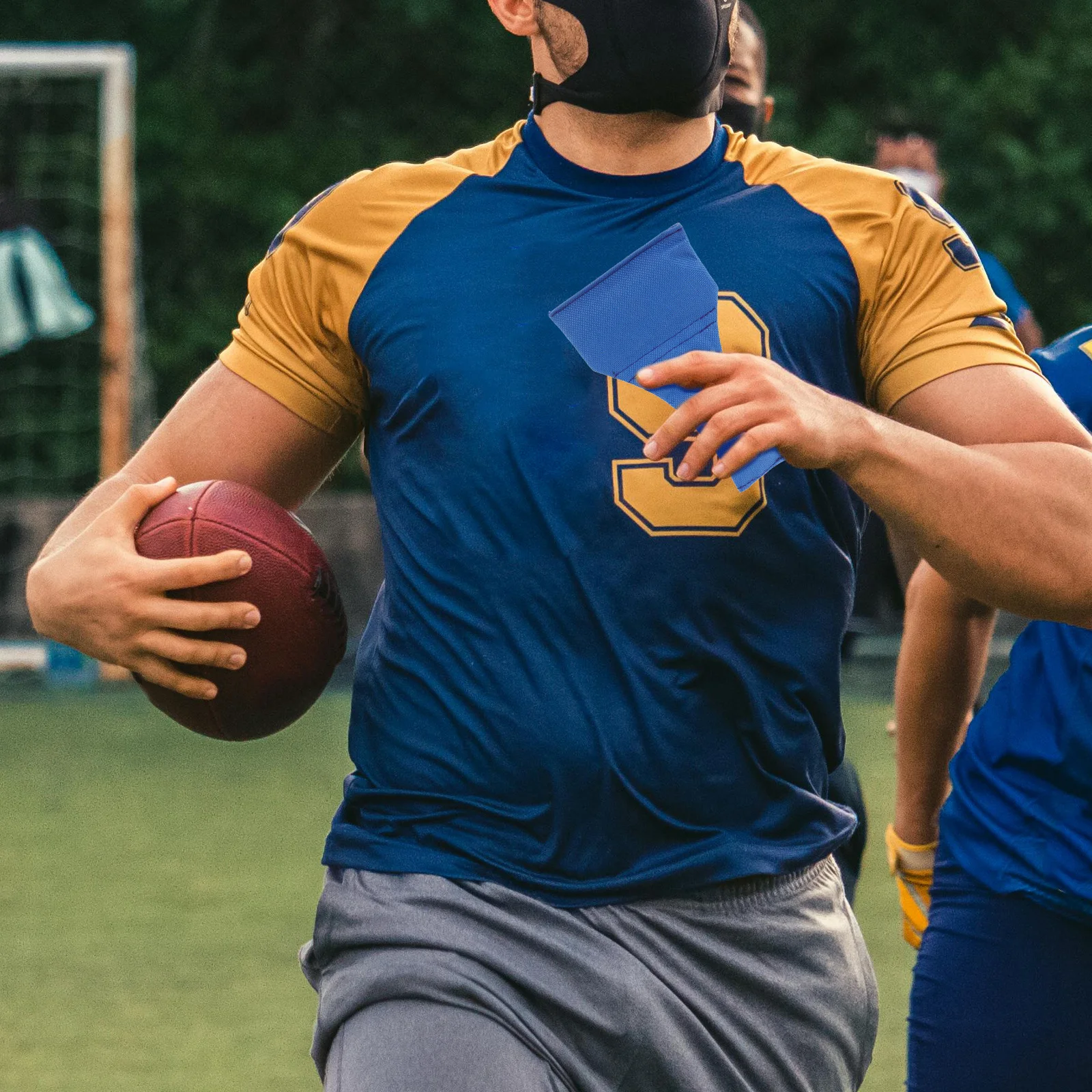 

2Pcs Football Referee Bean Bag Nylon Lightweight Portable Accurate Penalty Indication Professional Grade Soccer Match