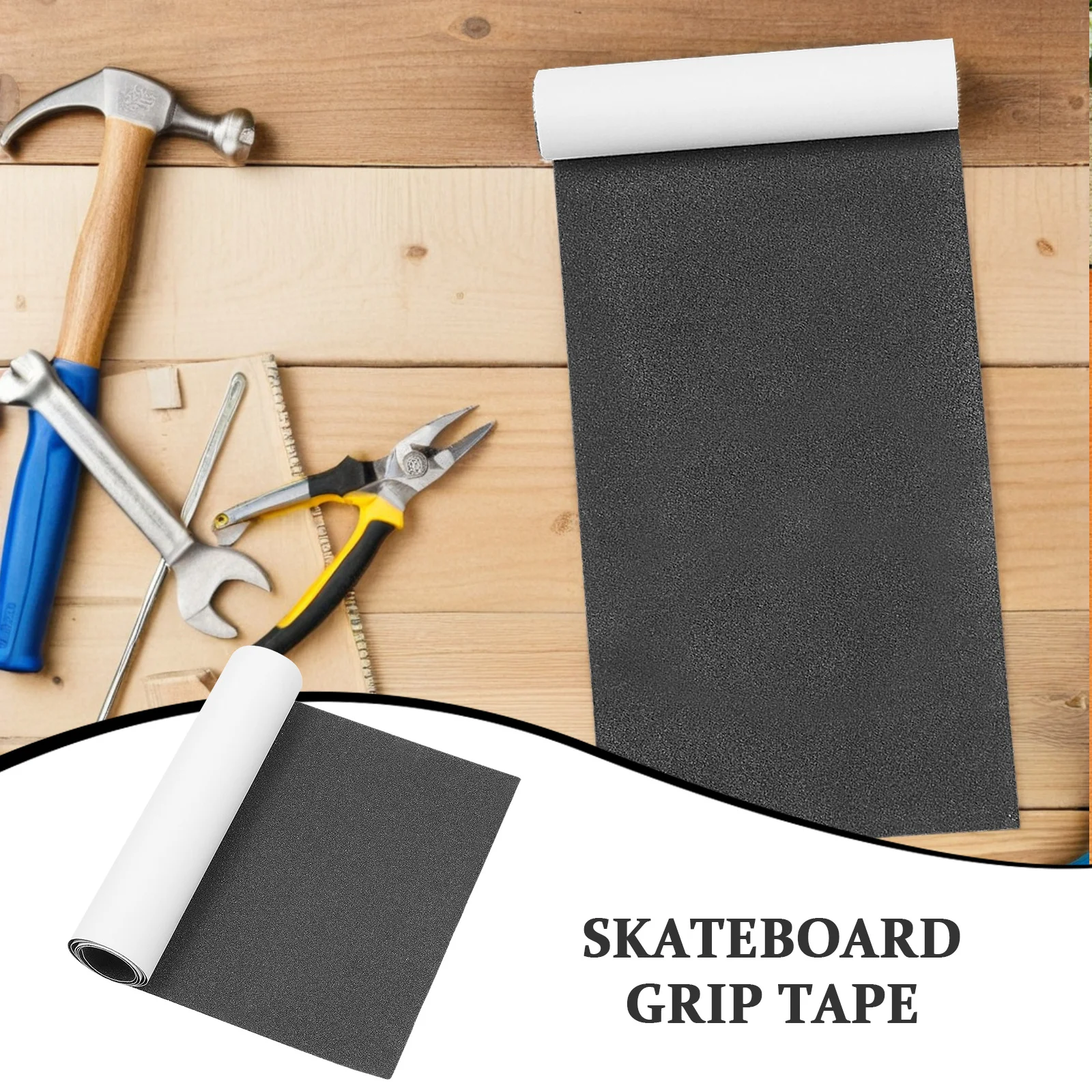 1 ورقة شريط لحام لوح التزلج متعدد الوظائف ورقة لوح التزلج القابلة للقص ملحقات سكوتر الصنفرة الاحترافية #4