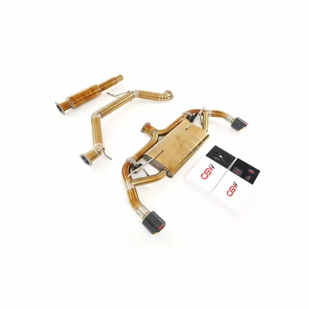 Cost‑Effective High‑Flow Titanium Cat‑Back Exhaust System With Adjustable Control Valve Suitable For Volkswagen GTI8