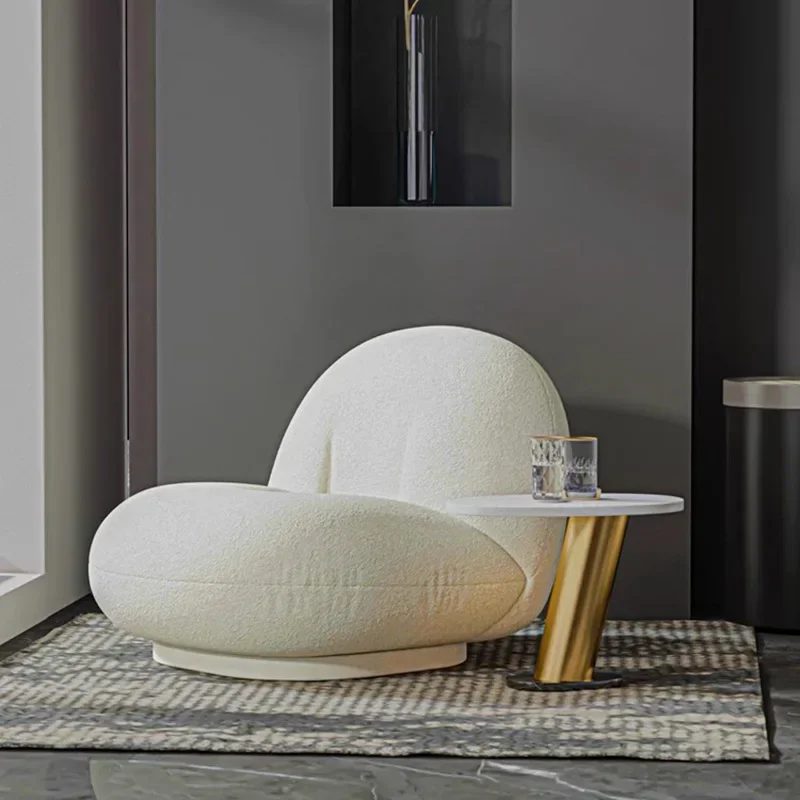 Living Room Luxury Chairs Modern White Designer Minimalist Chair Back Support Nordic Sillones Modernos Para Home Furniture