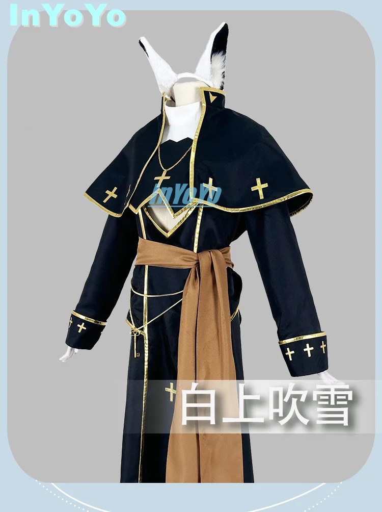 InYoYo Shirakami Fubuki Cosplay VTuber Hololive Costume Moda Uniforme Vestito Halloween Party Outfit Donna S-XXL Nuovo