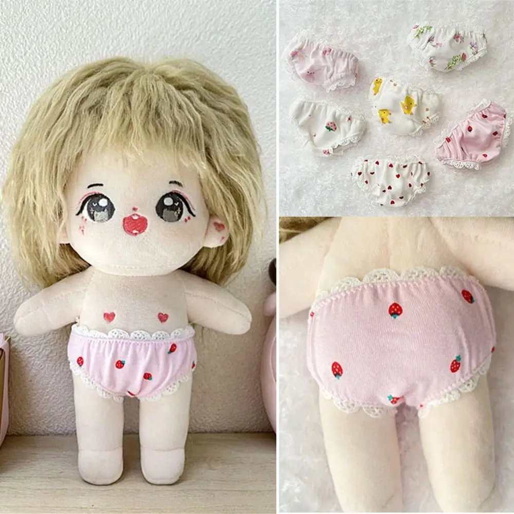 Doll Fashion Clothes Underwear Panties 15/20cm Cotton Dolls Underpants Knicker for 1/11 ob11 Dolls for 1/12 bjd Doll Accessories