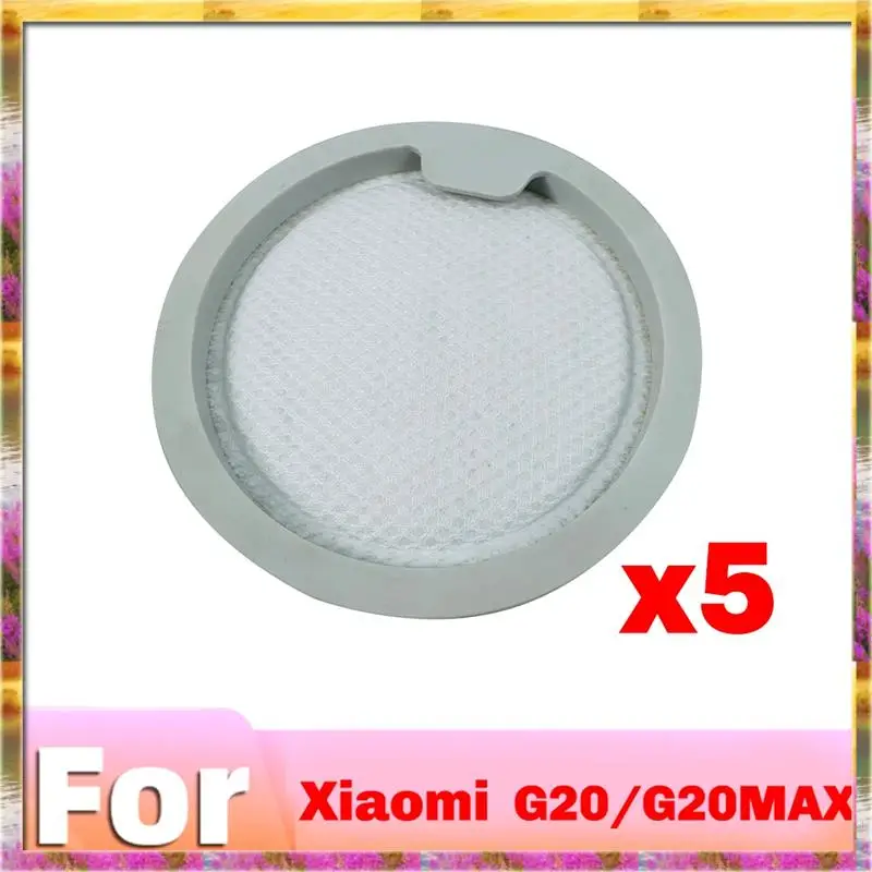 Top Deals 5Pcs Spare HEPA Sponge Filters Designed For Xiaomi G20/G20MAX Vacuum Cleaner Accessories